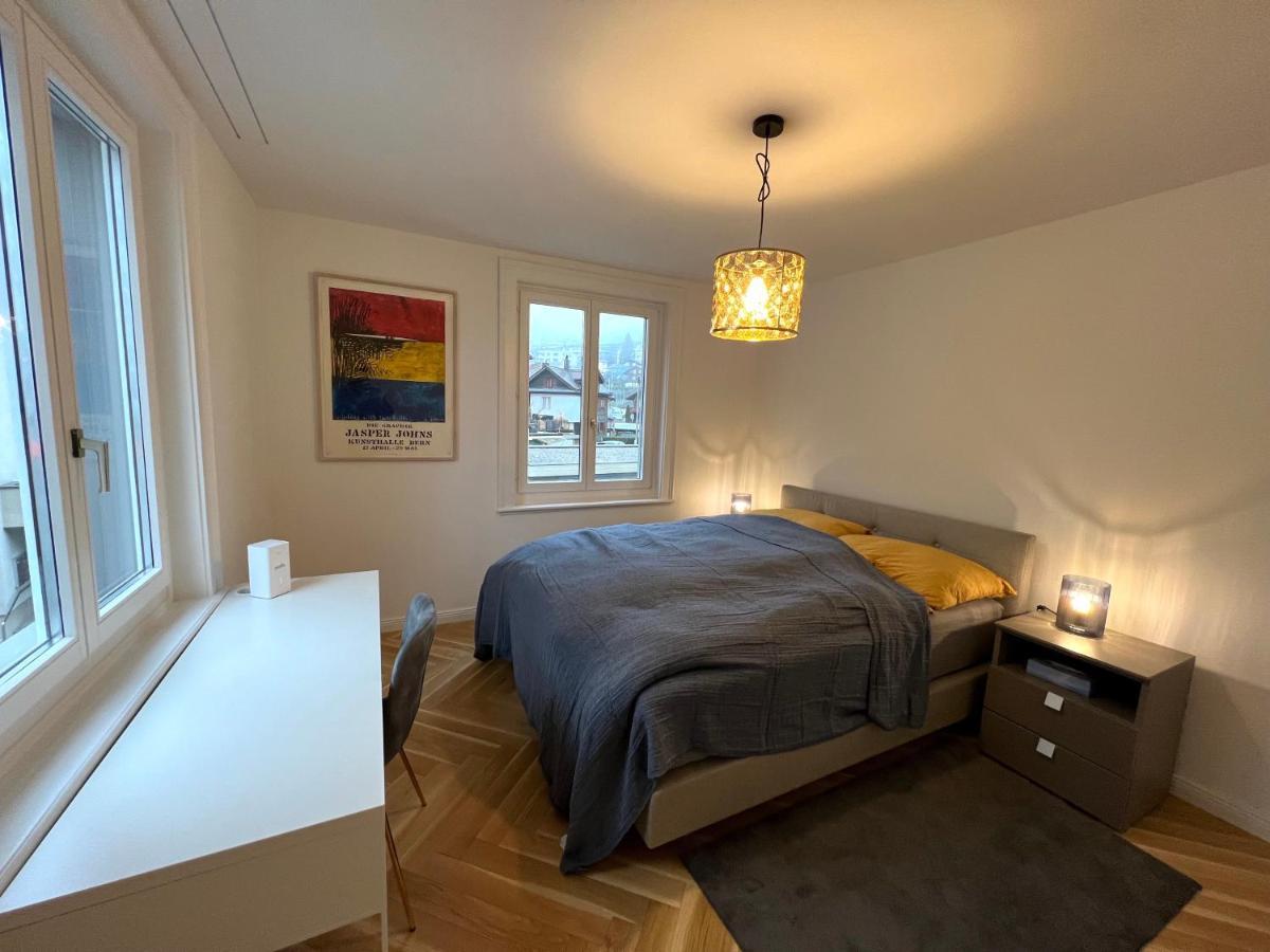 Modernes Apartment Am Fuss Des Pilatus - Skigebiet Hergiswil Exterior foto